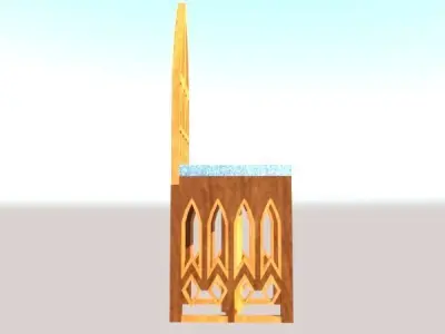 Gothic Chair Free 3D model