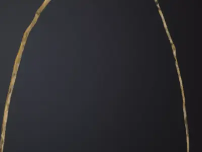 Gold necklace  3D model