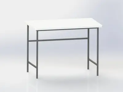 Factory work-table 1000x600 mm v2 3D model