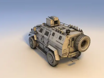 ejder armored vehicle 3D model