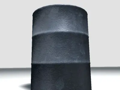 Barrel Free low-poly 3D model 2