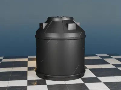 tanque 3D model