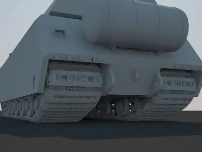 Panzerkampfwagen 8 - Maus tank 3D model