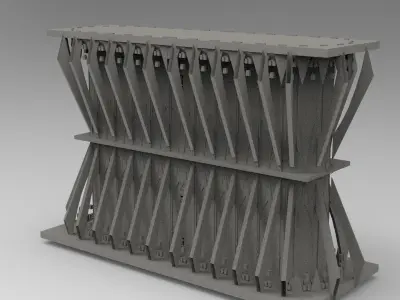 Cathedral airship center 3 3D model
