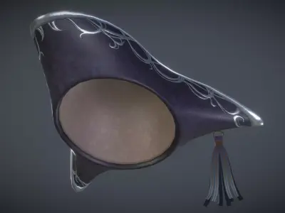 Tricorn Low-poly 3D model