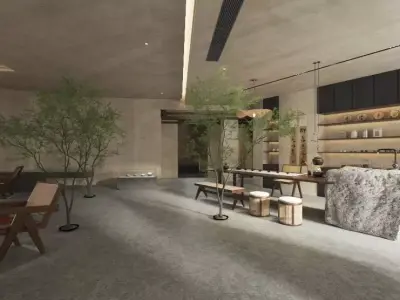 Tea Room 3D model purchase