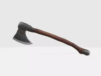 Viking axe 3D model 13
