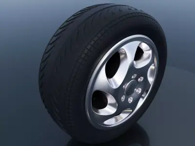 Car Tyre 3D model