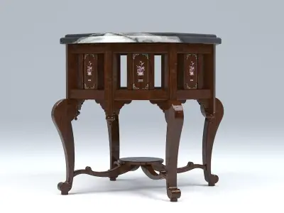 VINTAGE SIDE TABLE 3D model
