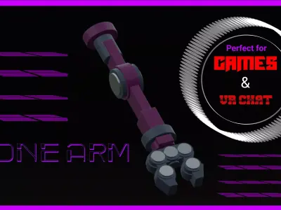 Drone Arm Free 3D model