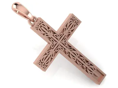 CROSS PENDANT CR215 3D print model