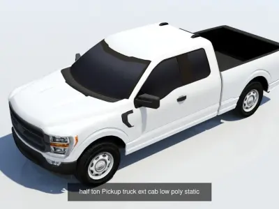 American Utility Airport Pickup Truck Pack - 3 Static Vehicles