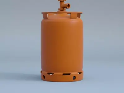 Propane Gas Tank 3D model