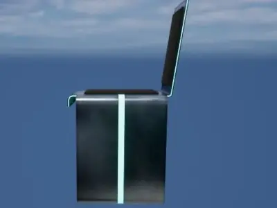 Scifi Chair Free low-poly 3D model