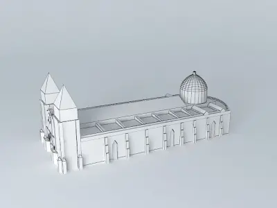 Cathedral Santiago Apostol  Santiago  Rep. Dominican Free 3D model