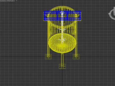 5 Cubic Meter Tank 3D Model  Free Download in Multiple Formats 3D model