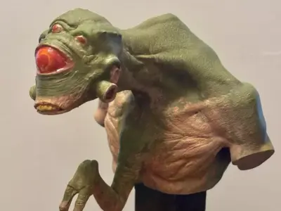 Vortigaunt bust half life stl free  Free 3D print model