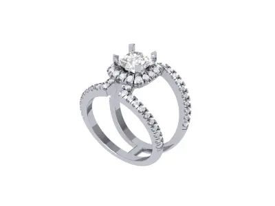 Wedding Ring  3D print model 440