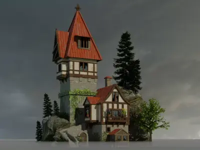 Castle Rock 3D model