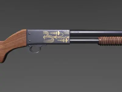 Ithaca ShotGun 3D model
