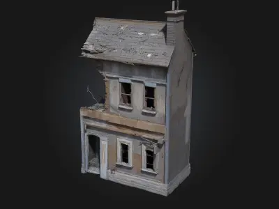 Abandoned Sanctuary  Sacred Ruins of a Forgotten Era 3D model