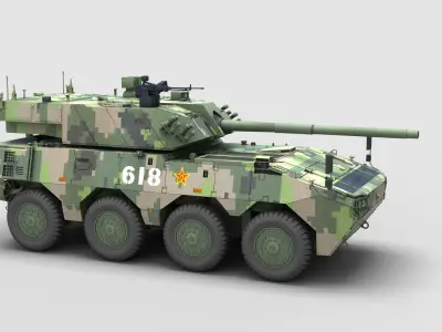 Chinese ZTL-19 Infantry Fighting Vehicle 3D model