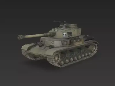 Panzer IV 3D model