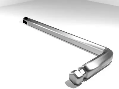 Mechanical Handtools - Allen Wrench 3D model