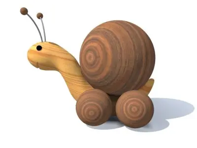 snail decoration 3D model
