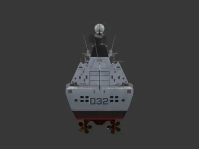 Type 054 Frigate 3D model