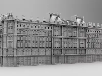 Chicago hotel 3D print model
