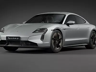 2025 Porsche Taycan Turbo S 3D model