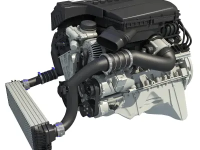 Car Engine 3D Models 3D Model Pack purchase