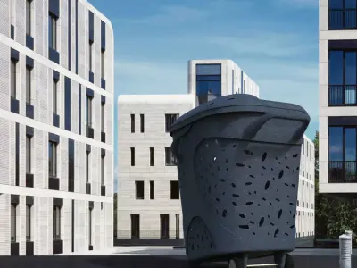 Pulpa Trash Container 3D model