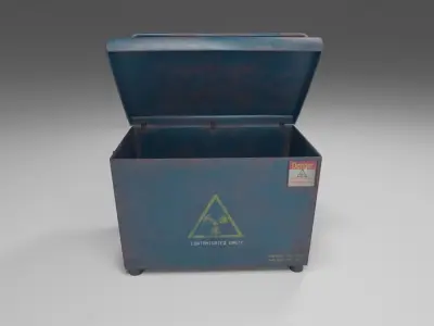 Garbage Container Trash  Low-poly 3D model