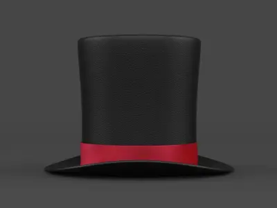 Magician Hat 3D model