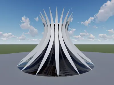 Cathedral Of Brasilia Free 3D model