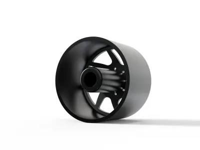 FRONT SPECIALITY FORGED D032 WHEEL 3D MODEL 3D model