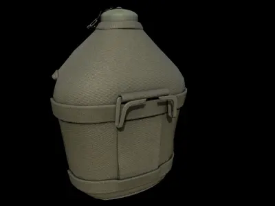 Army Water Bottle 3D model