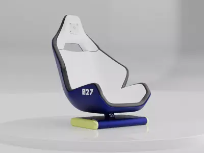 Car seat Free 3D model