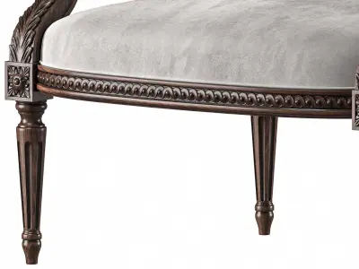 chairish armchair art 7847 3D model