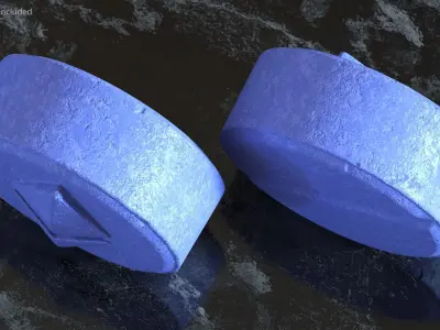 Ecstasy Pill with Ethereum Symbol 3D model