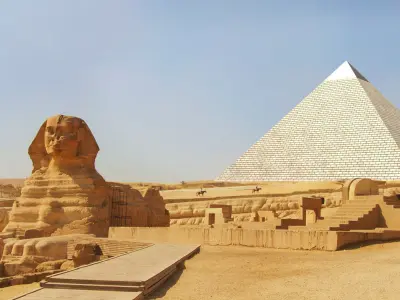 Pyramid a relief model Low-poly 3D model
