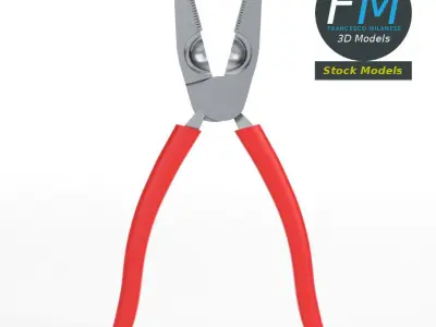 Linesman pliers 3D model