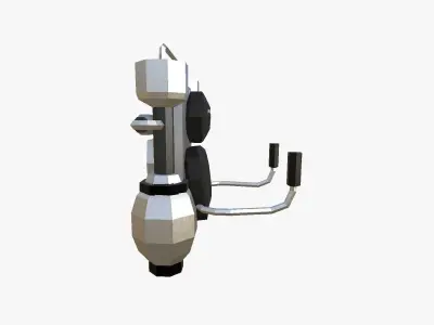 Jetpack Low Poly G05 - SciFi Character Design Low-poly 3D model