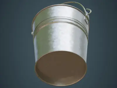 Bucket 1A Low-poly 3D model