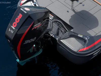  Mercury 300HP Pro XS Boat Engine Black 