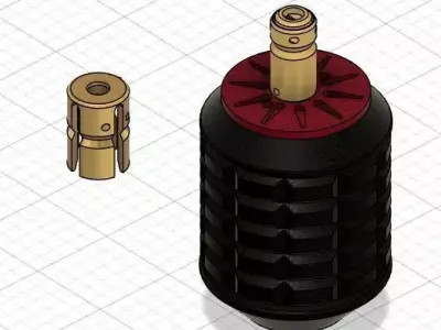 IJA Type 97 Grenade 3D Printable Model  3D print model