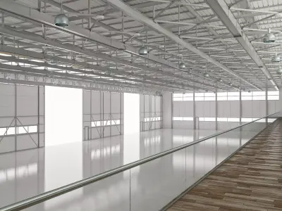Aircraft Hangar 3D model buy
