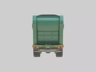 Cartoon Garbage Truck model 3D model